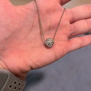 Sparkly ball necklace